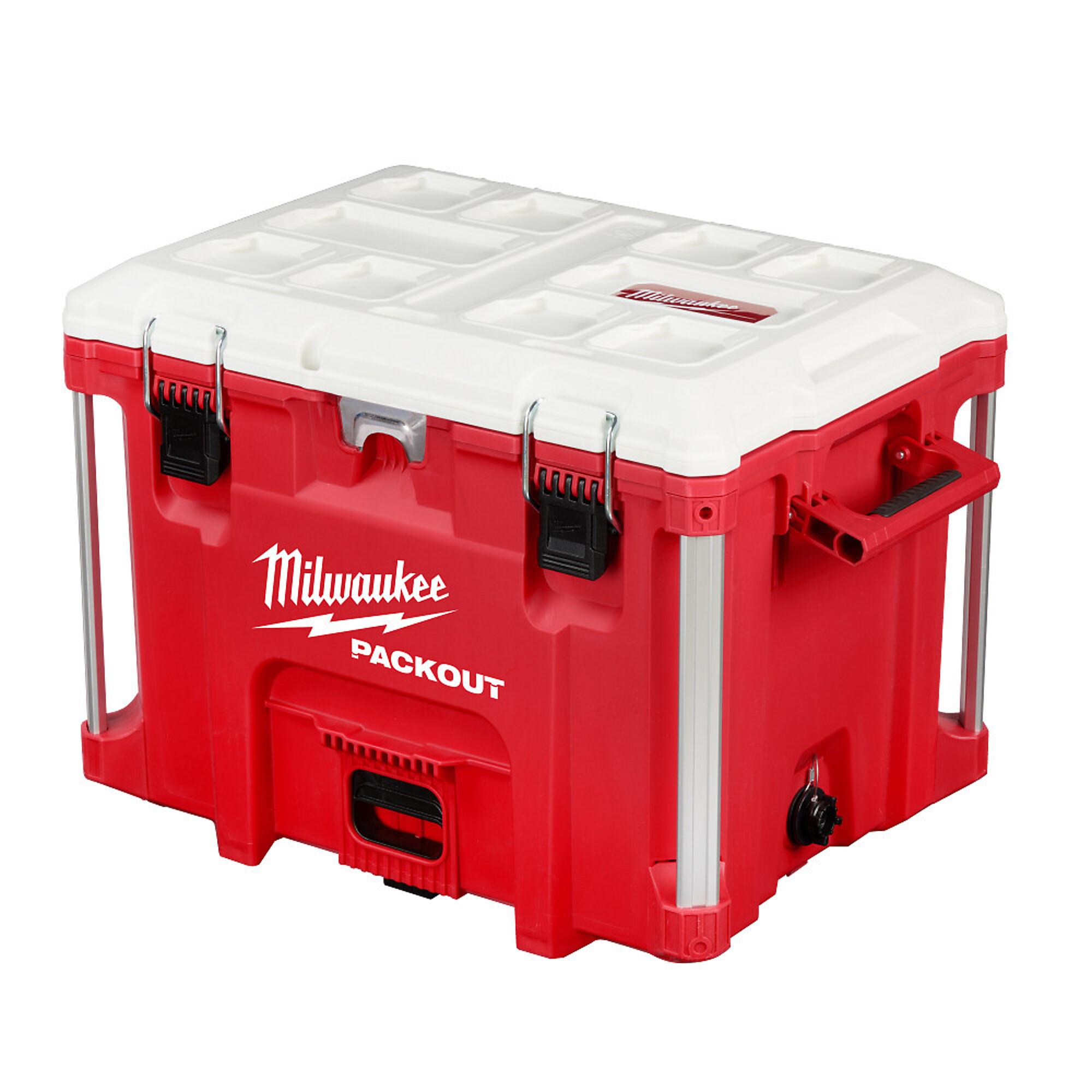 Milwaukee PACKOUT XL Cooler, 22in., 40-Quart, Red, Model# 48-22-8462